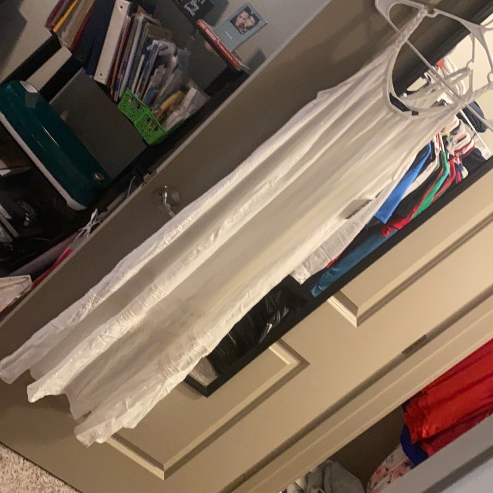 mlle gabrielle size S white maxi dress beach